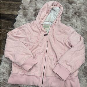 GreenTea Soft Pink Hooded Jacket
